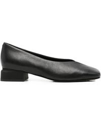 Linda Baumann - Square-Toe Block-Heel Pumps - Lyst