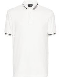Emporio Armani - T-shirt a maniche lunghe con stampa - Lyst