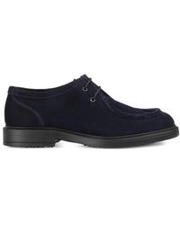 Doucal's - Schnürschuhe Aus Wildleder - Lyst