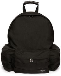 MSGM - Rucksack Mit Logo-Anhänger - Lyst