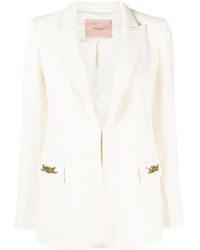 Twinset - Blazer Oval con cadena en T - Lyst