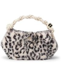 Ganni - Bou Leopard-Print Mini Bag - Lyst