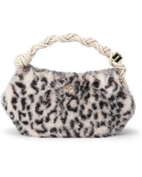 Ganni - Bou Leopard-Print Mini Bag - Lyst