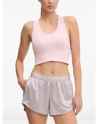 Under Armour - Seamless Racerback Sports Bra - Lyst