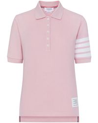 Thom Browne - 4-Bar Piqué-Weave Polo Shirt - Lyst