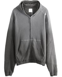 ROA - Bee Sun Waffle-Knit Zip-Up Hoodie - Lyst