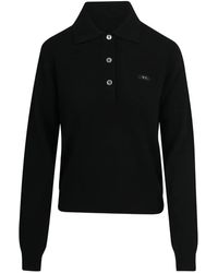 N°21 - Polo Con Botones De Manga Larga - Lyst