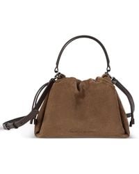 Brunello Cucinelli - Mellow Small Bucket Bag - Lyst