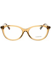 Burberry - Oval-Frame Glasses - Lyst
