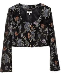 Chloé - Giacca Cropped Con Ricamo - Lyst