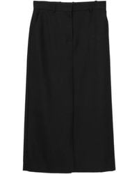 TOTEME - Low-Waist Straight Skirt - Lyst