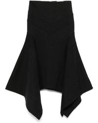 The Attico - Falda midi a paneles - Lyst