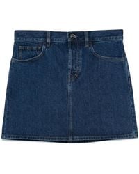 Gucci - Denim Mini Skirt - Lyst