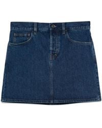 Gucci - Denim Mini Skirt - Lyst