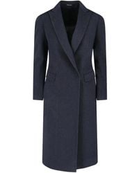 Tagliatore - Manteau En Laine À Boutonnière Croisée - Lyst