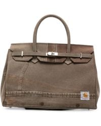 ANOTHER CHANCE - Panelled Logo-Patch Tote Bag - Lyst