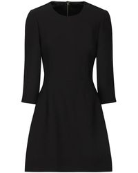 Dolce & Gabbana - Dart-Detailing Minidress - Lyst