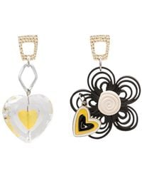 Amir Slama - Heart-Charm Drop Earrings - Lyst