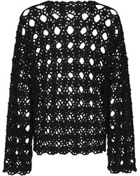 Dolce & Gabbana - Cotton Round-neck Sweater - Lyst