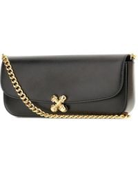 McQueen - Borsa A Spalla Skull Flower - Lyst