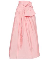 Co.Go - Tie-Waist Pleated Maxi Skirt - Lyst