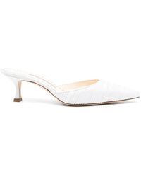 Manolo Blahnik - 50Mm Carolyne Mules - Lyst