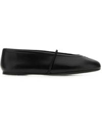 Miu Miu - Leather Ballerinas - Lyst