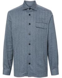Corneliani - Giacca-Camicia Con Colletto Classico - Lyst
