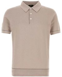 Brioni - Half-button polo shirt - Lyst