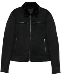 Patrizia Pepe - Bikerjacke mit weitem Kragen - Lyst