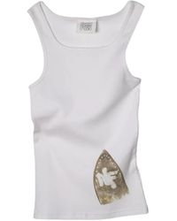 NORMFORM - Iron-Burn Distressed Tank Top - Lyst