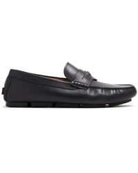 Versace - Medusa-plaque Leather Loafers - Lyst
