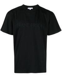 JW Anderson - Logo-embroidered T-shirt - Lyst