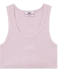 Gcds - Logo-Detail Crop Top - Lyst