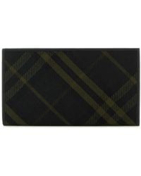 Burberry - Kariertes Portemonnaie - Lyst