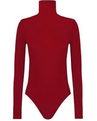Wolford - Virgin Wool Blend Bodysuit - Lyst