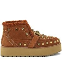 Kurt Geiger - Eagle Head Studded Boots - Lyst