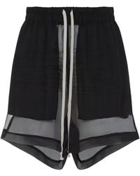 Rick Owens - Semi-Sheer Shorts - Lyst