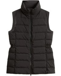 Woolrich - Schwarze Daunenjacke Wasserabweisend Mikrofaser - Lyst