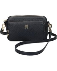Tommy Hilfiger - Embossed Cross Body Bag - Lyst