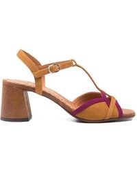 Chie Mihara - Ryejo T-Strap Leather Sandals - Lyst