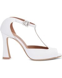 Malone Souliers - Sandali Con Decorazione Di Perle E Cinturino A T 90Mm - Lyst