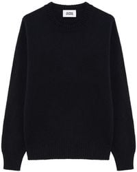 Alpha Studio - Ribbed-Trim Sweater - Lyst
