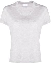 Barrie - Short-Sleeve Cashmere Top - Lyst