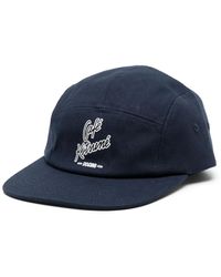 Café Kitsuné - Logo-Print Cotton Cap - Lyst