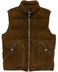 Tom Ford - Leather Gilet - Lyst