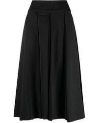 Patou - A_line Midi Skirt - Lyst