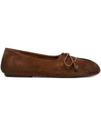 Marsèll - Girella Suede Ballet Flats - Lyst