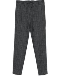 Karl Lagerfeld - Checked Drawstring Trousers - Lyst