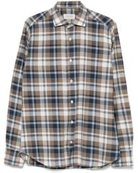 Tintoria Mattei 954 - Chemise À Carreaux - Lyst